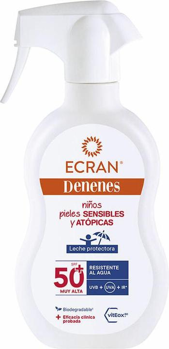 Immagine prodotto Ecran Denenes Sensitive Leche Protectora Spf50 Pistola 300ml (Latte solare, SPF 50+, 270 ml, 336 g)
