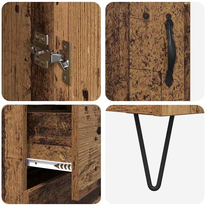 Image du produit vidaXL Sideboard-Aufbewahrung (34 x 69.50 x 180 cm)