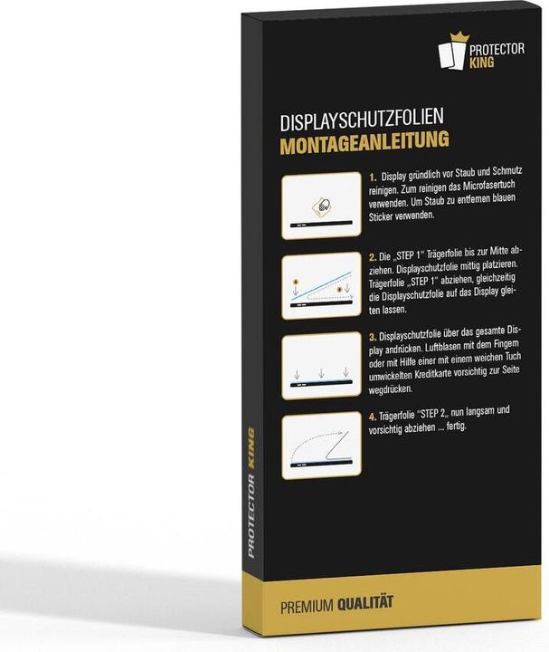 Produktbild Protectorking 2x Premium Displayschutzfolie 3D KLAR (2 Stück, IPad 3)