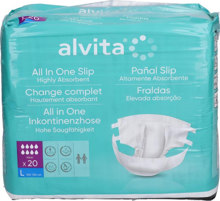 Produktbild Alvita All-in-One Inkontinenzhose Maxi Large Nacht, 20 St (20 x)