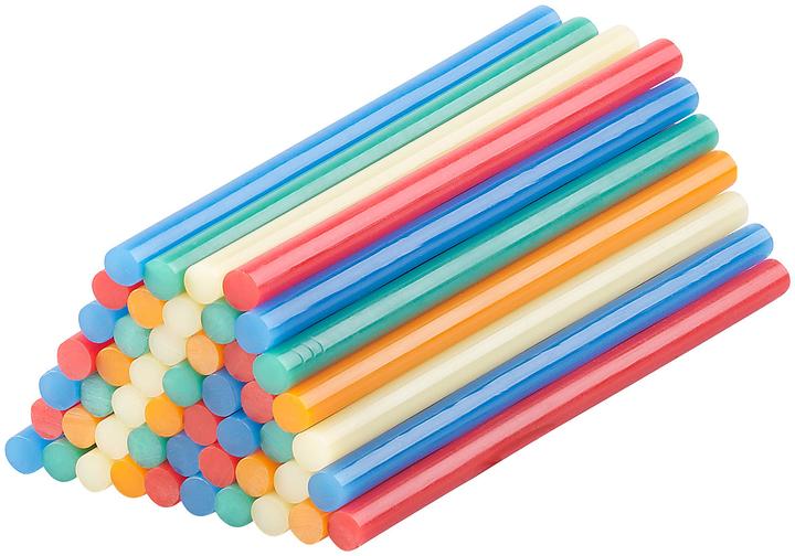 AGT 50 stick di colla per pistole a caldo, 11 x 200 mm, colorati