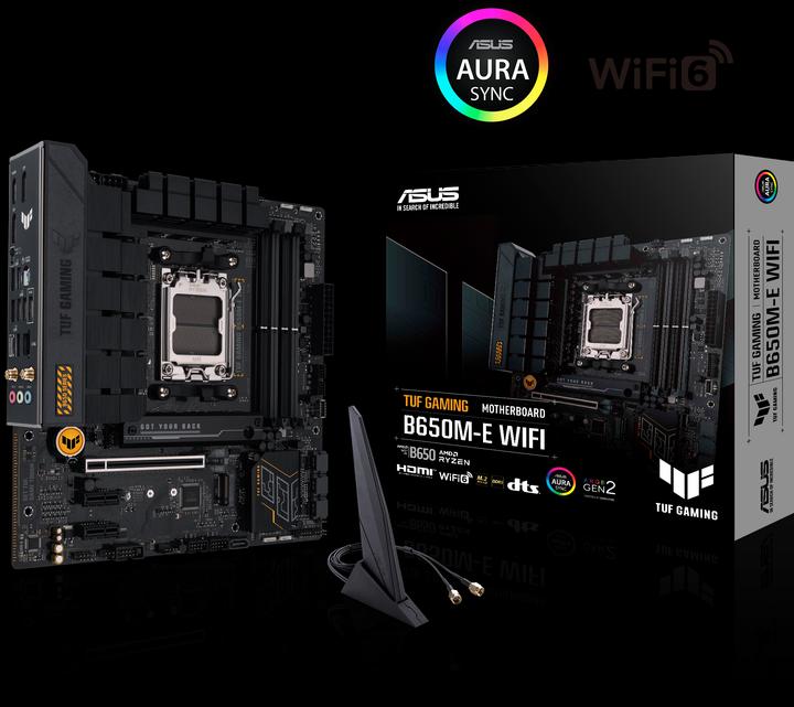 Actual product image ASUS TUF Gaming B650M-E (AM5, AMD B650M, mATX)