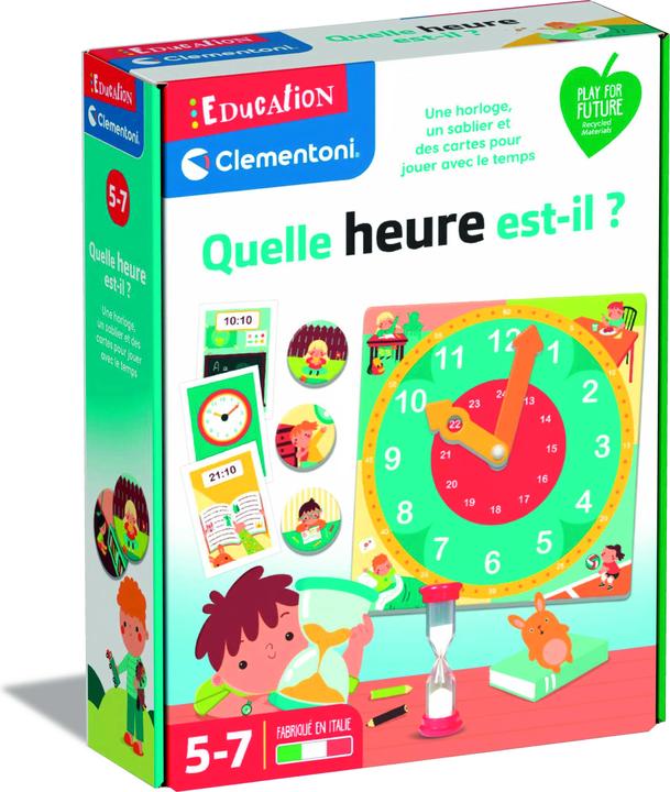 Produktbild Clementoni What time is it? (Französisch)