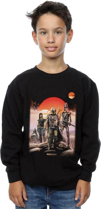 Actual product image Star Wars Boys The Mandalorian Warriors Sweatshirt (152, 158)