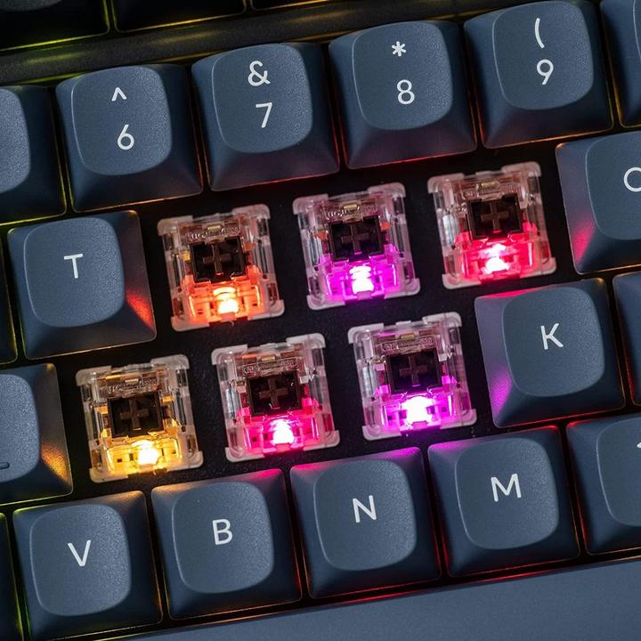 Produktbild Keychron Key V1 75% Frosted Black RGB Key Brown H V1-C3-DE (DE)