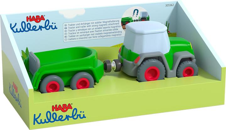 Actual product image Haba Kullerbü tractor with trailer