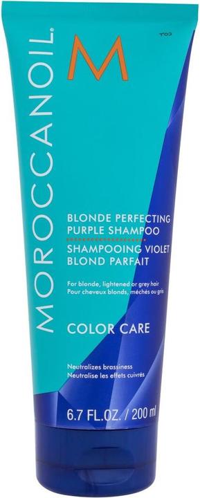 Actual product image Moroccanoil Color Care Blonde Perfecting Purple (200 ml, Silver shampoo)