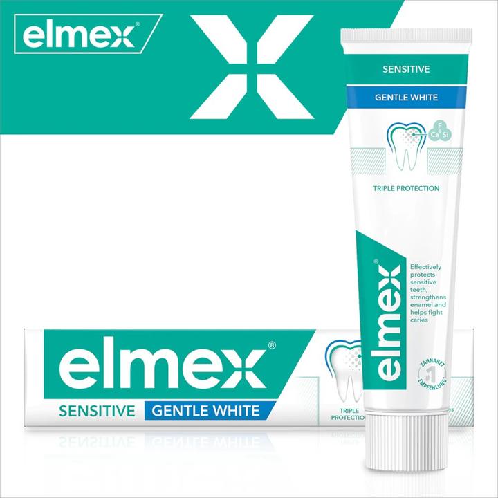 Actual product image Elmex SENSITIVE soft white toothpaste (75 ml)