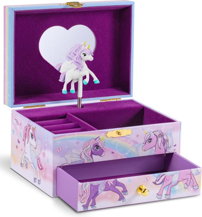 Craze Boîte à bijoux Boîte à musique Licorne