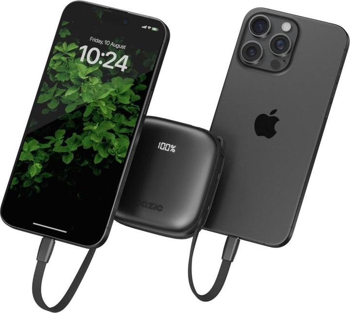 Produktbild Energea PowerBank 4w1 Bazic Fusion 10000mAh PD20W USB-C/Lightning black (10000 mAh, 20 W, 22.50 Wh)
