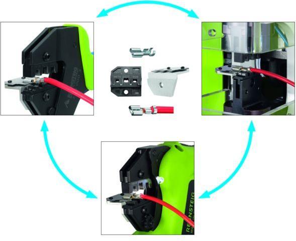 Produktbild Rennsteig Crimpzange ohne Crimpeinsatz W (200 mm)
