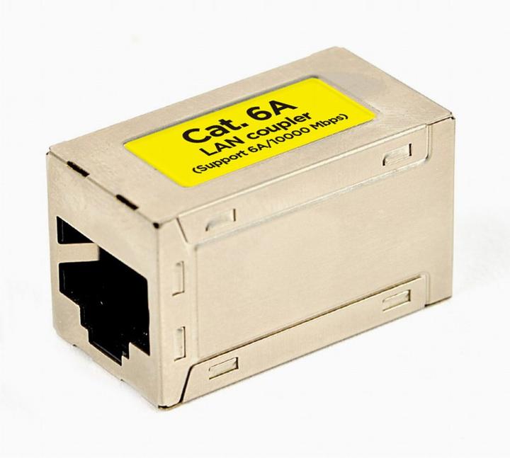 NoName Accoppiamento LAN CAT6, bianco - NCA-LC6S-01 (Adattatore angolare)