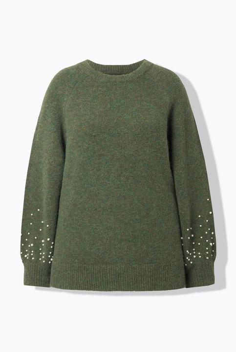 Produktbild Studio Untold Pullover, Classic Shape, Zierperlen, Ballonärmel (58, 60)