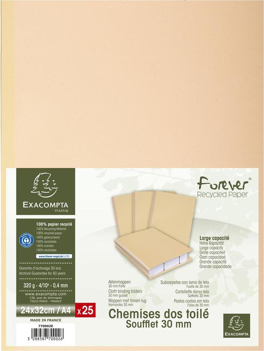 Actual product image Exacompta Collection folders - File covers (A4, 25 x)