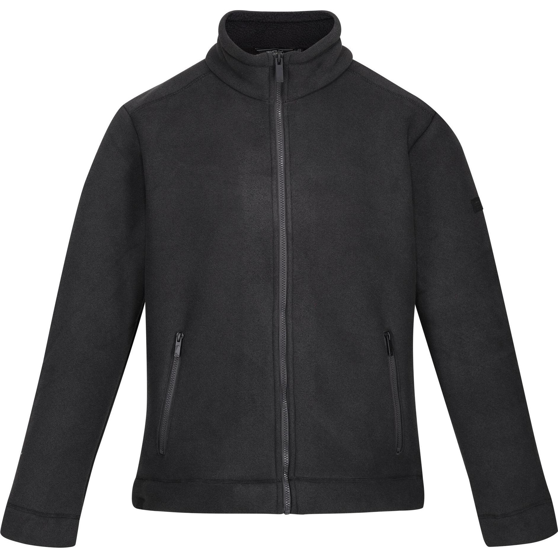 Regatta, Herren, Jacke, fleece garrian ii (S), Schwarz, S