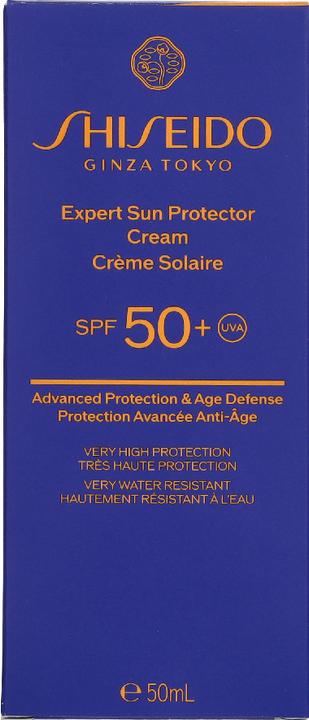Actual product image Shiseido Expert Sun (Sun cream face, SPF 50+, 50 ml)