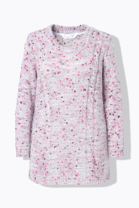 Produktbild Janet & Joyce Pullover, Classic Fit, Noppengarn, Zopfmuster (60)