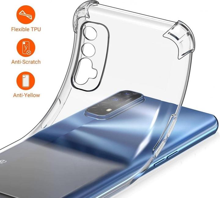 Actual product image Screenguard Realme 7 hull Crystal Soft Airbag Bumper (Realme 7)
