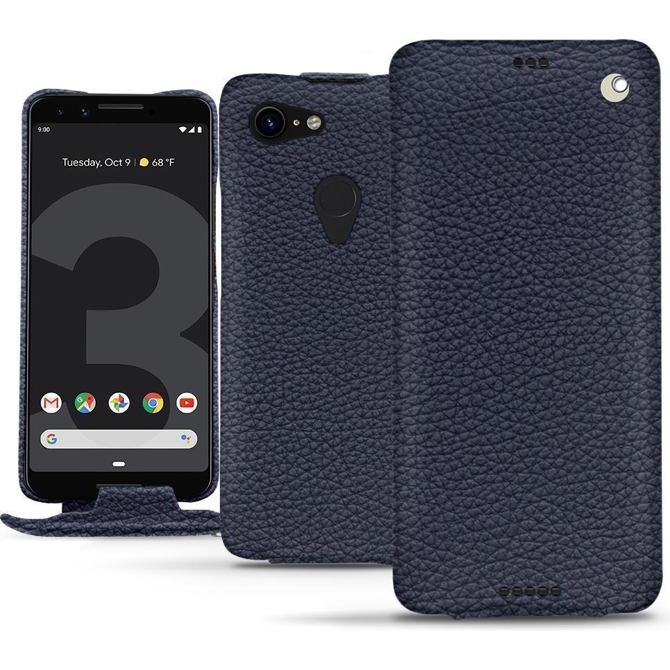 Noreve Lederschutzhülle vertikal (Google Pixel 3 XL), Smartphone Hülle, Violett