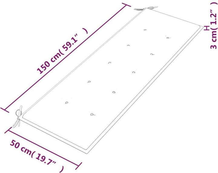 Produktbild vidaXL Bank
