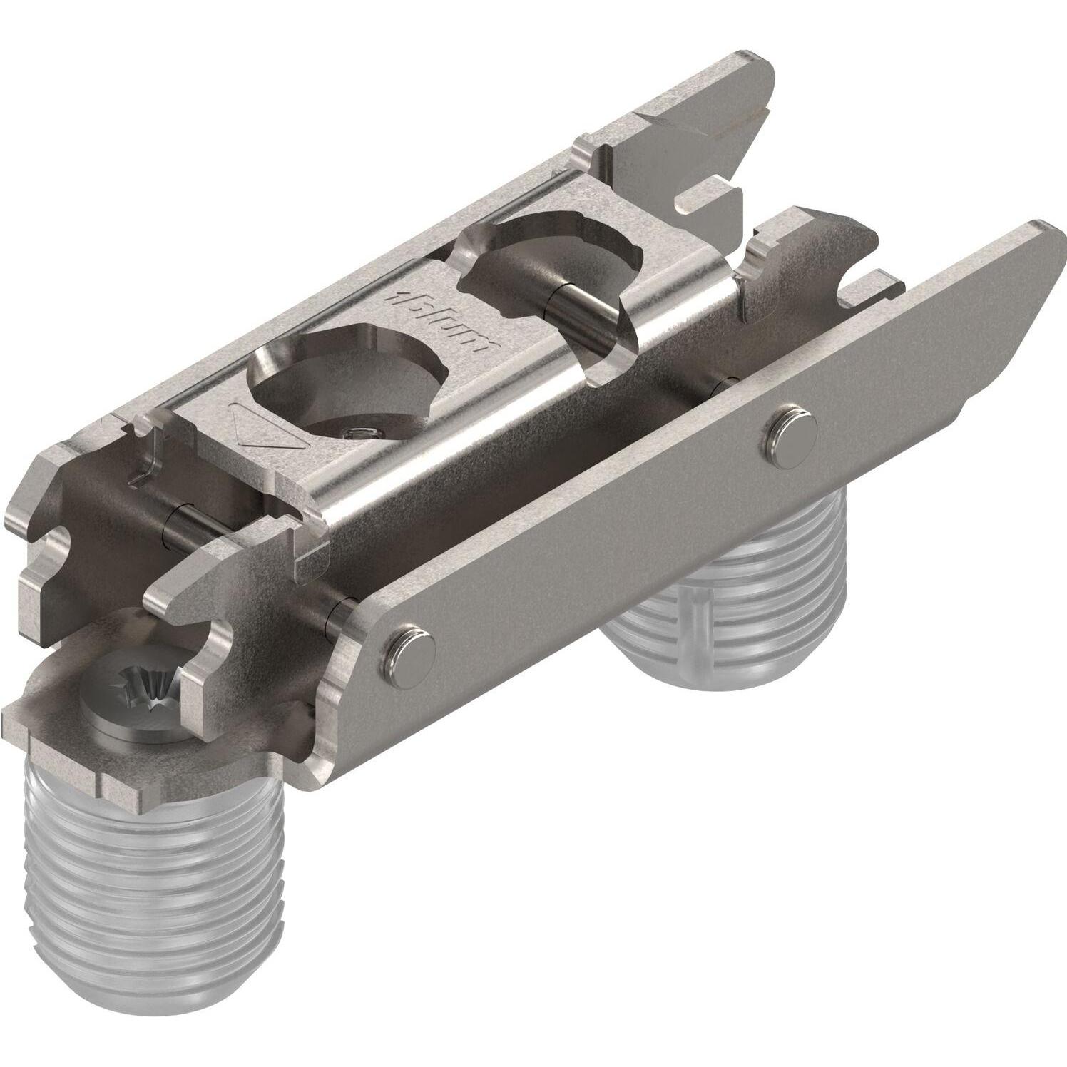 Blum, Möbelscharnier, CLIP Exzenter Montageplatte gerade, Stahl, Einpressen, Distanz 3 mm