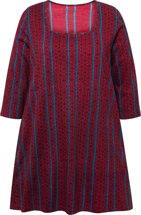 Produktbild Ulla Popken Longshirt, A-Linie, Carree-Ausschnitt, 3/4-Arm (46, 48)