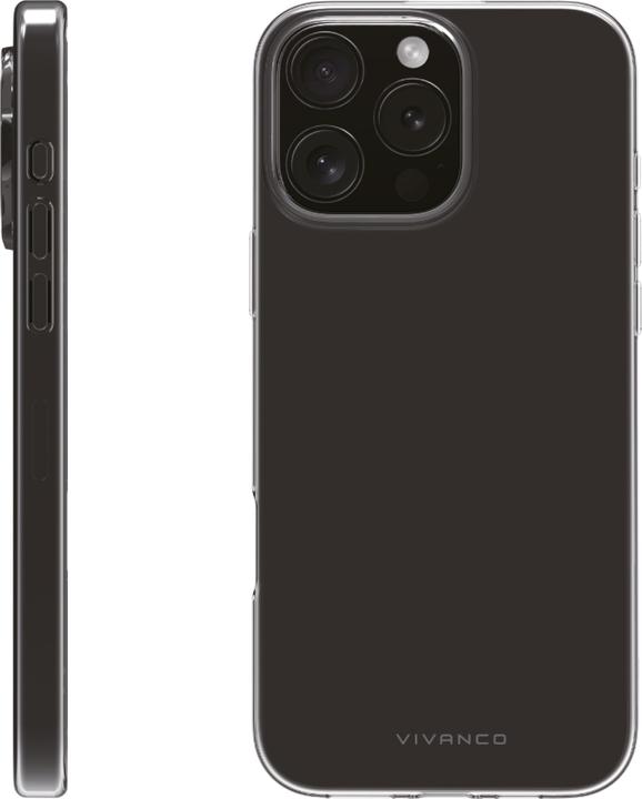 Immagine prodotto Vivanco Cover SUPER SLIM per iPhone 16 Pro Max, trasparente (Apple iPhone 16 Pro Max)