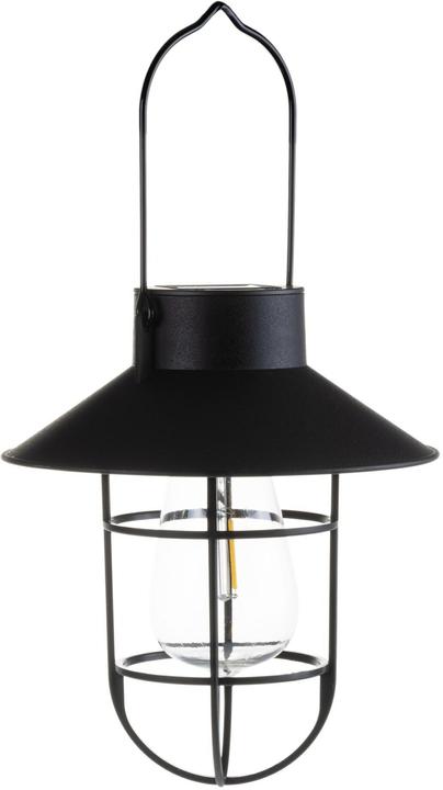 Actual product image Cocon Lantern LED solar, black, energy efficiency class EnEV