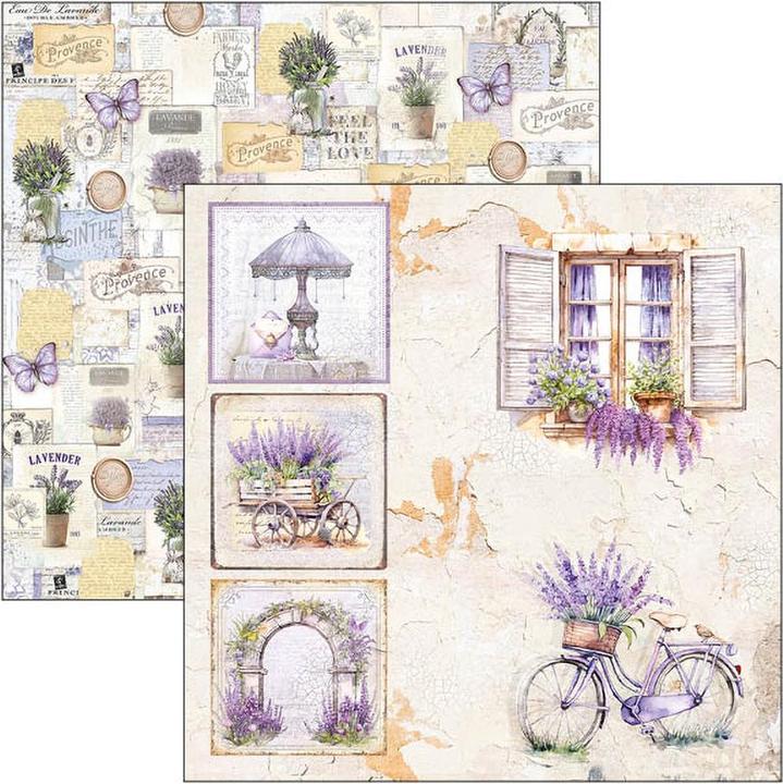 Image du produit Ciao Bella Papier de scrapbooking "Morning in Provence", 12 feuilles, 30,5 x 30,5 cm (190 g/m², 12x)