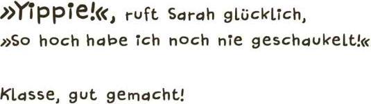 Nutritional values and ingredients Maxi Pixi 489: Schaukel das Schaf (German)