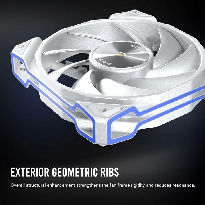 Produktbild Antec The Nova 120 is a high-powered fan with a simple look that supports up to 3200 rpm (120 mm, 1x)