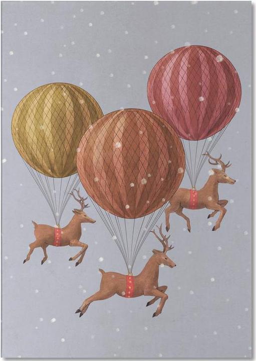 Produktbild Juniqe Flight of the deer - Hirsche (A5, Liniert)