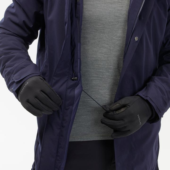 Produktbild Quechua Parka Winterjacke Herren warm bis -10 °C wasserdicht Winterwandern - SH500 blau (3XL)