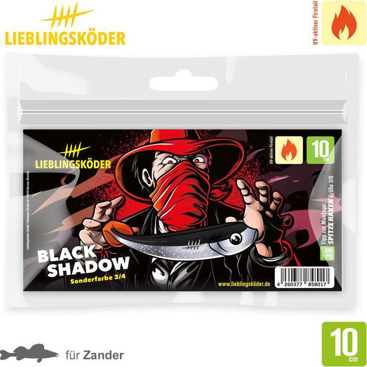 Produktbild Lieblingsköder Black Shadow (10 cm)