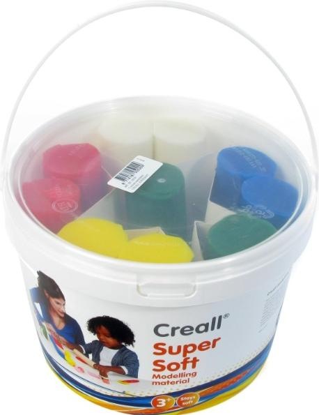 Productafbeelding Creall Supersoft Klei 5 kleuren, 1750gr.