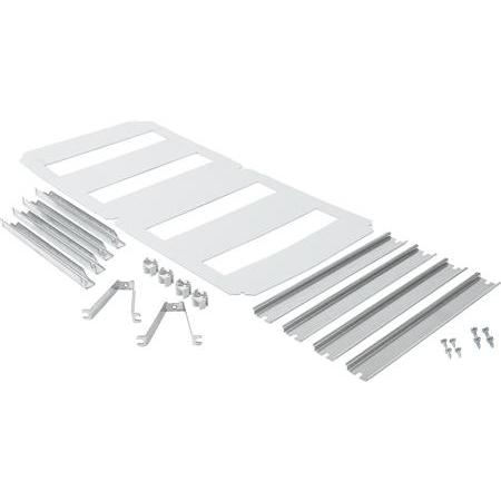 Ensto Wandschrank DIN-Schieneneinsatz Profilhöhe 14,5 mm 4 x 12 Modul DIN-Einsatz für 300 x 600 mm S, Elektronikzubehör ...