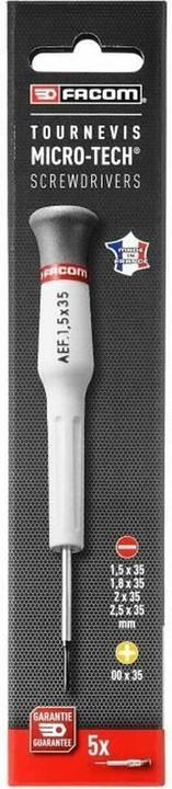 Actual product image Facom MICRO-TECH® handheld screwdriver with interchangeable blades|drives Phillips®, slotted|set in (Cross recess, Port)