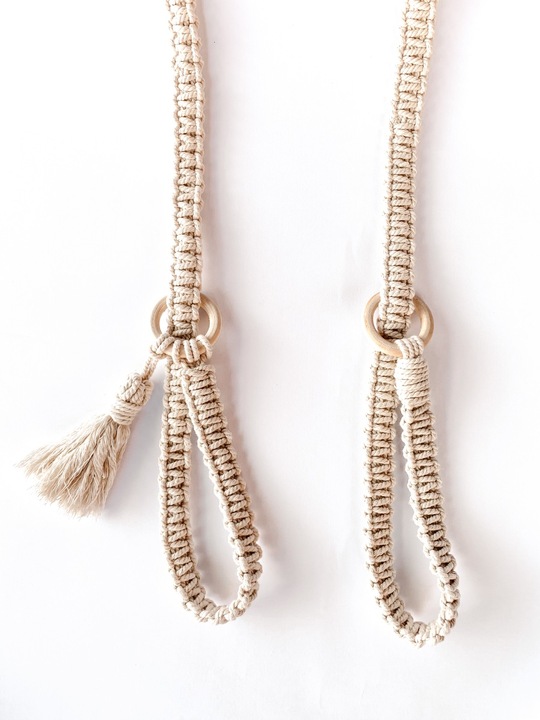 Actual product image Sasak Market Strap for yoga mat macrame