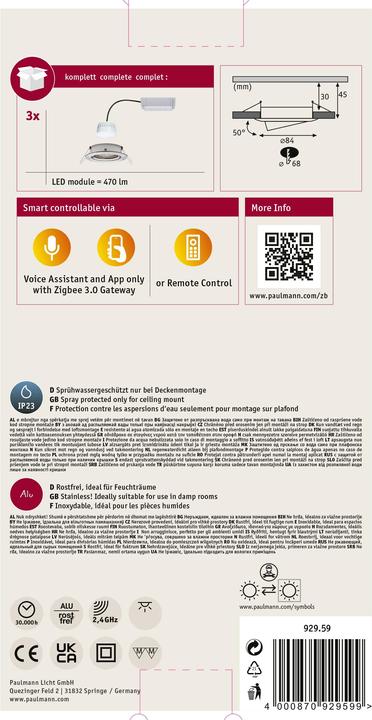 Produktbild Paulmann Nova Plus Set (460 lm)