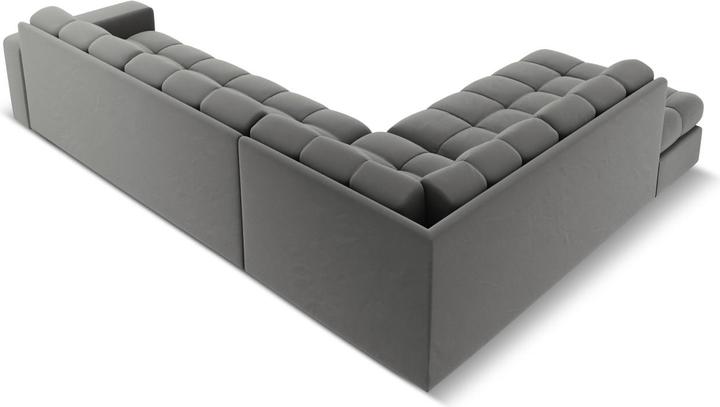 Actual product image CXL by Christian Lacroix Velvet Left Corner Sofa, "Yohan", 5 Seats, 236x199x72 Made in Europe (Corner sofa)