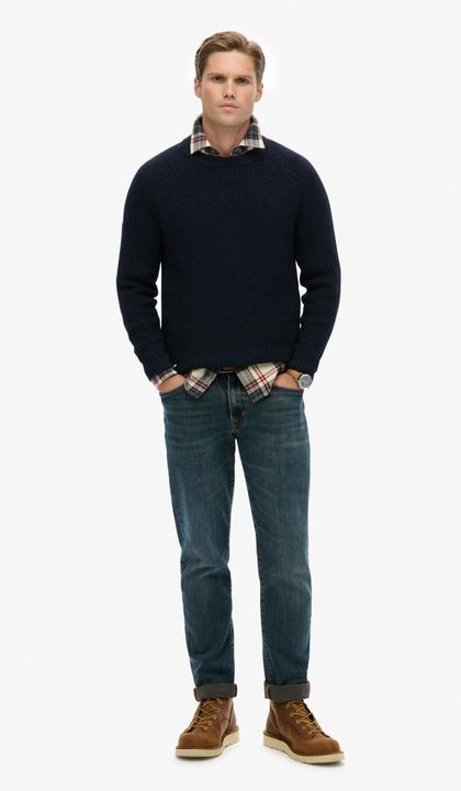 Produktbild Superdry Dicker Pullover mit Raglanärmeln (S)