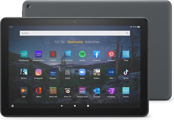 Productafbeelding Amazon Fire HD 10 Plus (10.10", 32 GB, Leigrijs)