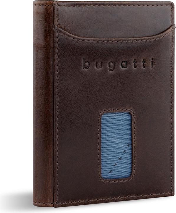 Produktbild Bugatti Secure Slim - RFID Kreditkartenhalter mit Wiener Münzfach Romano