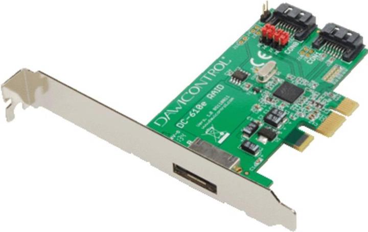 Dawicontrol 2-channel, SATA, PCIe 2.0, RAID 1/0/JBOD