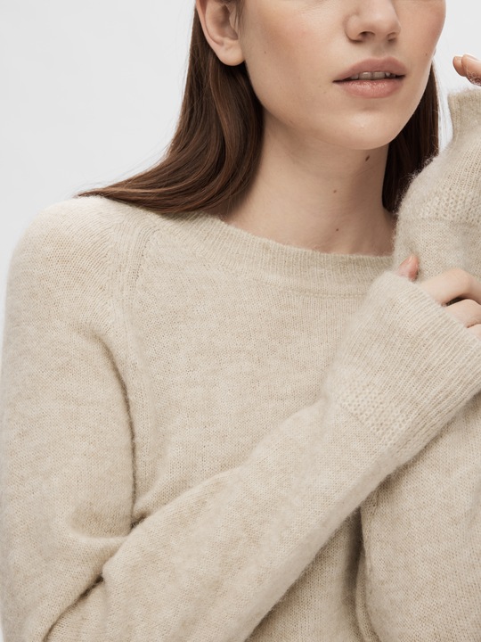 Produktbild Selected Femme Rundhalsausschnitt Woll Pullover (XS)