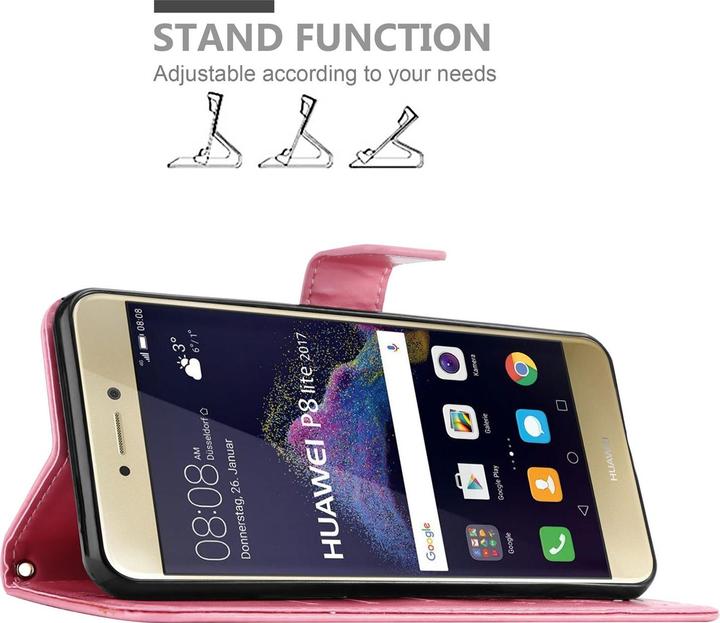 Immagine prodotto Cadorabo Copertina del libro di fiori (Huawei P8 Lite (2017))
