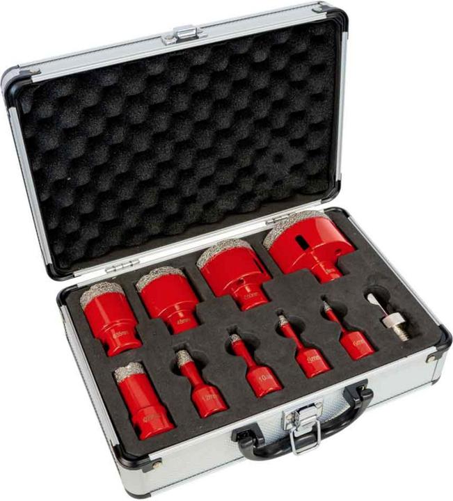 Holzmann Diamond dry core bits set (68 millimetres)