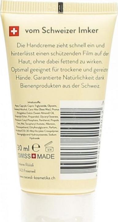 Immagine prodotto Röösli Kosmetika Handcreme (30 ml)