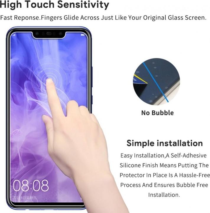 Produktbild Screenguard Huawei Mate 20 Pro Panzerglas Schutzfolie Case Friendly Design (1 Stück, Huawei Mate 20 Pro)