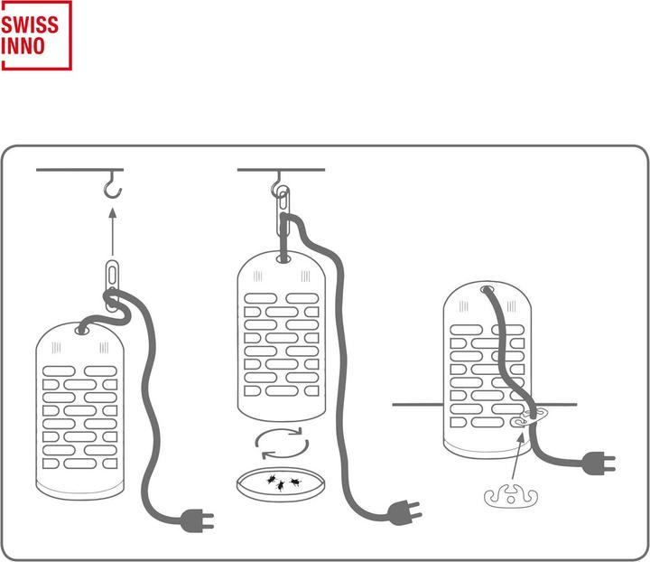 Actual product image Swissinno Elektrischer Insekten-Falle LED 3 Watt